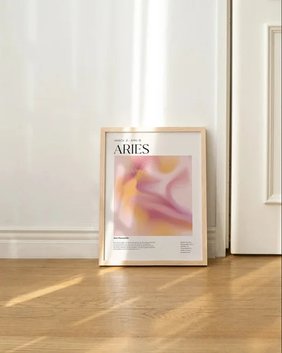 Signo Aries en Multicolor - Láminas, Uruguay | La Cuadrería, vista 2