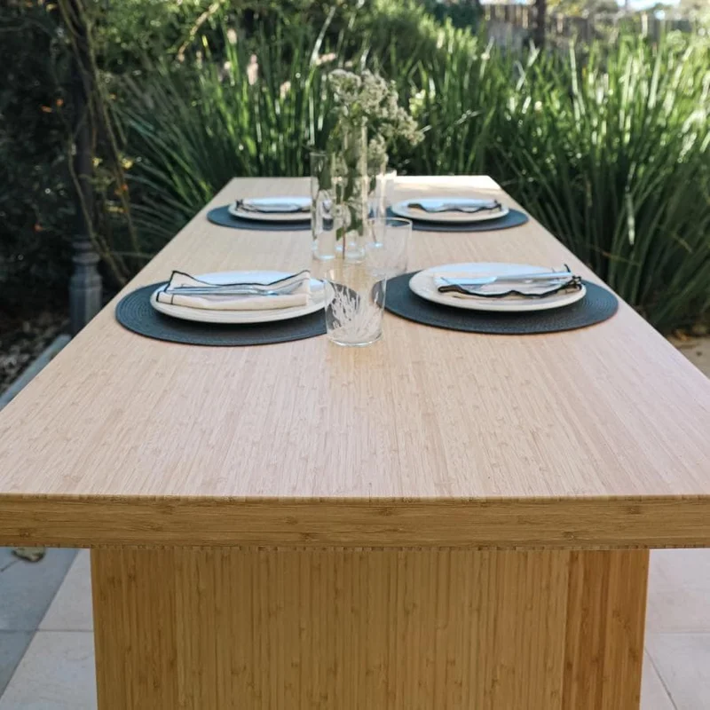 Mesa de Comedor Amalfi en Madera natural - Muebles, Uruguay | Uruguay Bamboo, vista 7
