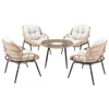 Juego Muebles De Jardin Miami - Blanco en Blanco - Muebles para el exterior, Uruguay | Ecowood, vista 1 de 7