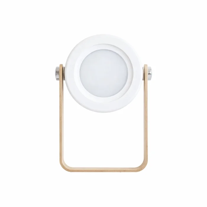 Lámpara De Mesa Mungay Recargable Dimm Blanca en Blanco - Lámparas de mesa, Uruguay | Serlux