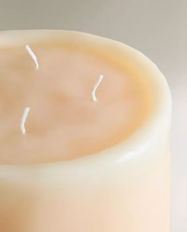 VELÓN DECORATIVO BEIGE en Beige - Velas y Portavelas, Uruguay | Zara Home, vista 5