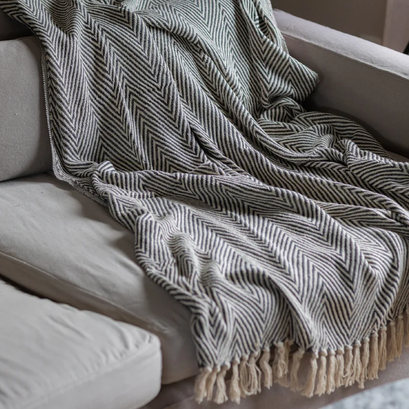 Manta para sillón y cama algodón Espiga - 180 x 230 cm en Multicolor - Textiles, Uruguay | Buho Store, vista 6