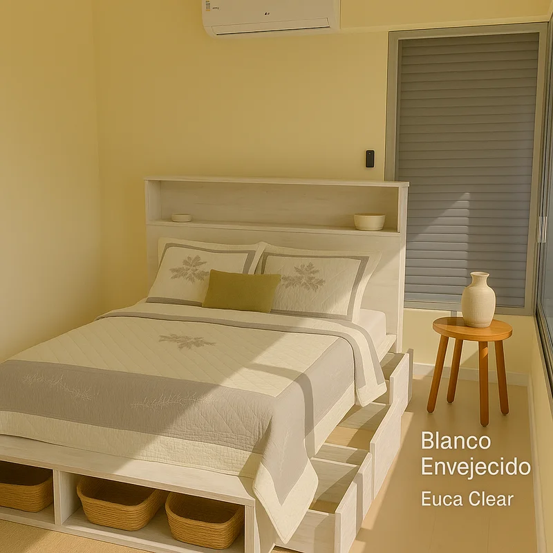 Cama Ginebra en Madera natural - Dormitorio, Uruguay | Tree House Deco, vista 5