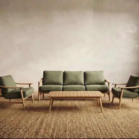 Juego De Exterior Masaya en Verde oliva - Muebles para el exterior, Uruguay | Aihaus