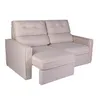 Sofa Retractil 2 Cuerpos Tela Natural-beige Ambar Beige en Beige - Sillones y sofás, Uruguay | Divino, vista 5 de 7