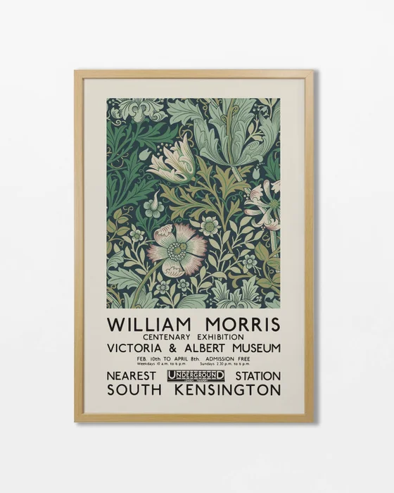 Williams Morris - Centenary exhibition en Multicolor - Láminas, Uruguay | La Cuadrería