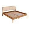 Cama 2 Plazas Madera Marron Praga en Amarillo - Dormitorio, Uruguay | Divino, vista 2 de 4