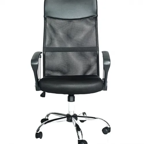 Silla De Escritorio Mallada - Negra en Negro - Escritorios y sillas de escritorio, Uruguay | Unilux