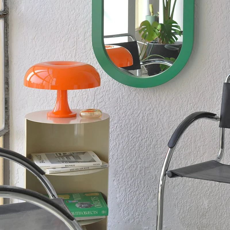 Lampara de mesa retro Mushroom - naranja en Naranja - Lámparas de mesa, Uruguay | Buho Store, vista 6