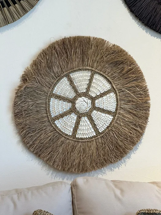 Deco pared fibra en Madera natural - Espejos, Uruguay | FMB