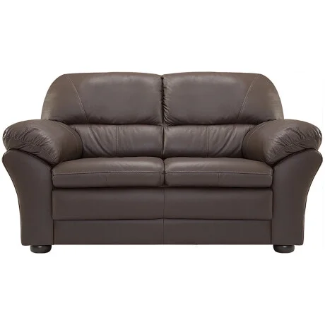 Sillon 2 cuerpos Cuero Natural Florencia - Chocolate en Marrón - Sillones y sofás, Uruguay | La Cueva Muebles, vista 5
