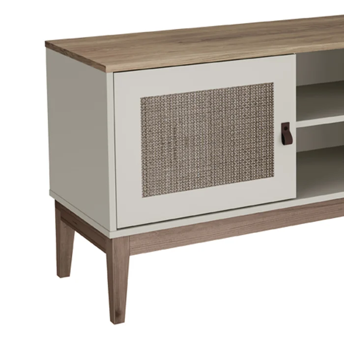 Rack Tv 2 Puertas 2 Estantes Estilo Colonial Linea Mexicana en Beige - Muebles para TV, Uruguay | Soy Hogar, vista 5