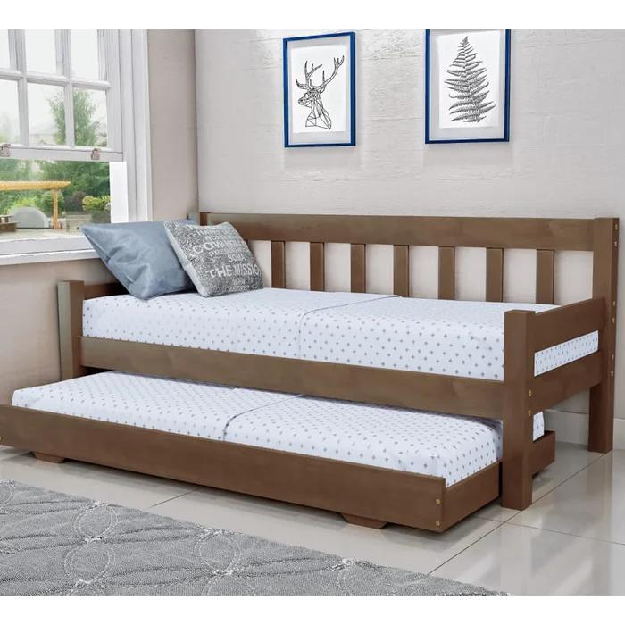 Marinera Cama Sofa Castaño Bicama en Marrón - Dormitorio, Uruguay | Soy Hogar, vista 2