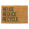 FELPUDO COCO REUSE/REDUCE/RECYCLE. 40x60CM/H1.5CM - Textiles, Uruguay | Decohogar, vista 1 de 3