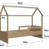 Cama Infantil Estilo Montessori Marrón - Dormitorio, Uruguay | RM Muebles y Deco, vista 7 de 7