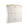 Placard Ropero 4 Puertas Mdf-y-madera Natural-beige Smile en Blanco - Roperos y placares, Uruguay | Divino, vista 2 de 4