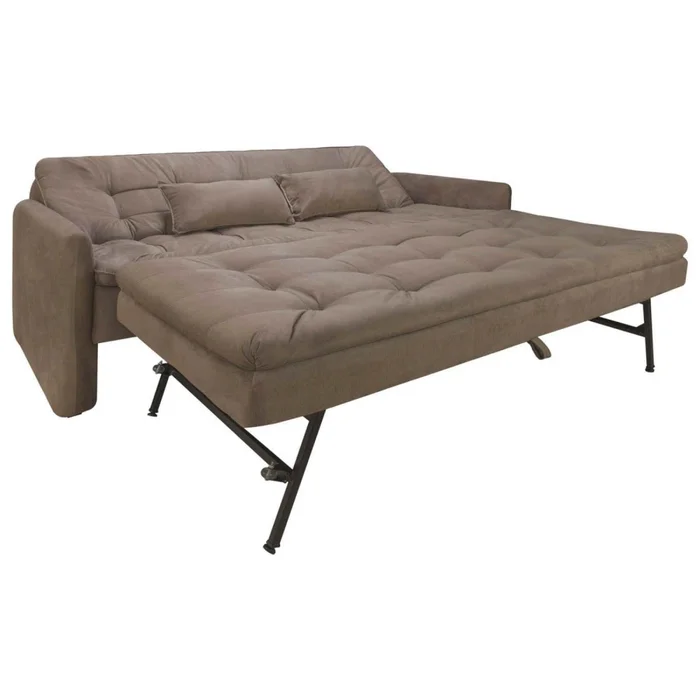 Sillón Cama Tela Marron Madalena Cacao en Marrón - Sillones y sofás, Uruguay | Divino, vista 2