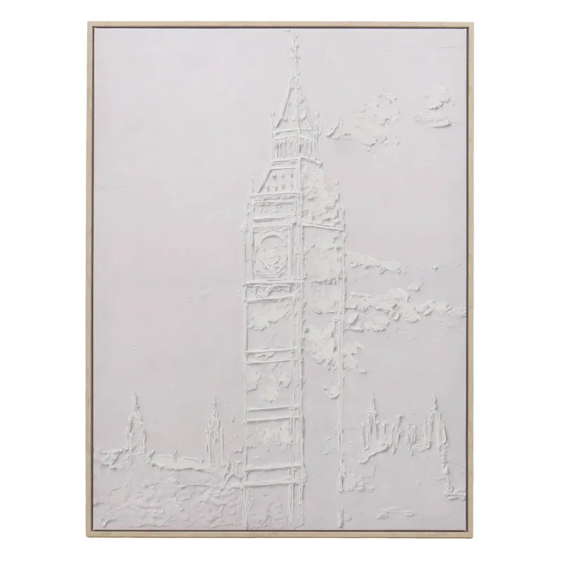 Cuadro City Ii, 60x80, Blanco Papel Tk25gg509a en Blanco - Decoración de pared, Uruguay | Divino