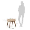 Mesa auxiliar Wellcres Ø 65 cm en Madera natural - Mesas de arrimo, Uruguay | Kavehome, vista 5 de 5