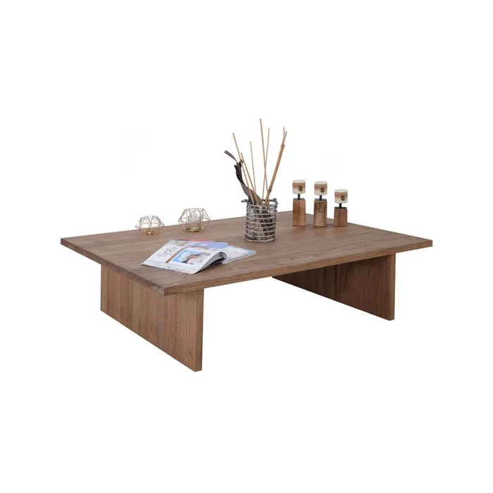 Mesa Ratona Central Madera Marron Filipina Brown en Marrón - Mesas de living, Uruguay | Divino, vista 2