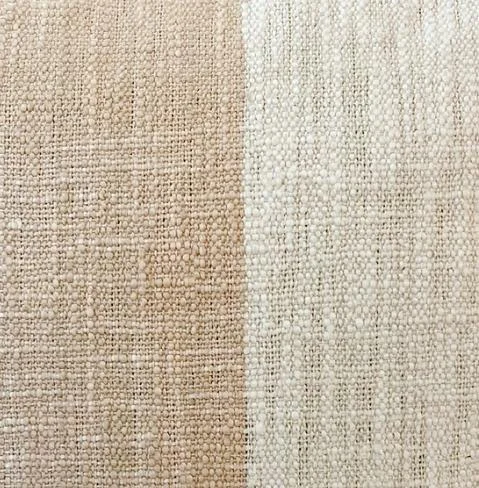 Almohadón Algodón combinado flecos Beige y Tostado cuadrado en Beige - Textiles, Uruguay | Indrana, vista 2