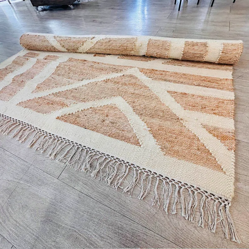 Alfombra rectangular en fibra Magnolia 200x140cm en Multicolor - Textiles, Uruguay | Alta Gracia Deco