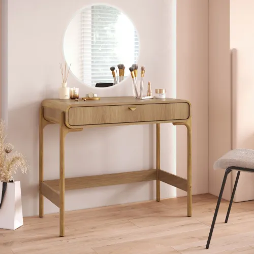 Escritorio Select - 1 cajón - Natural en Marrón - Escritorios y sillas de escritorio, Uruguay | NYR