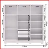 Placard 6 puertas – Elegance 10037 - Roperos y placares, Uruguay | Punto Unión, vista 8 de 12