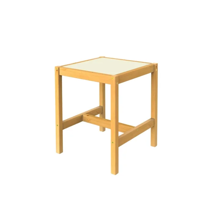 Mesa Ratona Mdf-y-madera Blanco Québec Bco/nat en Multicolor - Mesas de living, Uruguay | Divino, vista 2