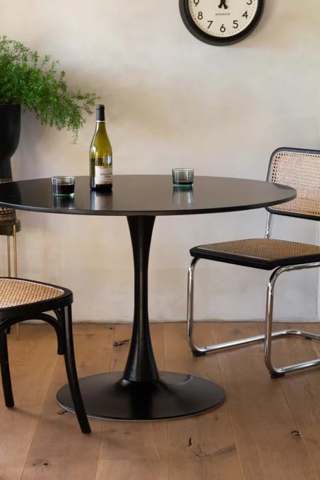 Mesa de Comedor Tulip - Black en Negro - Mesas de comedor, Uruguay | Samic, vista 2