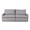 Sofá Cama Oliver - Tela Microfibra - 12074 (Ceniza) en Gris - Sillones y sofás, Uruguay | NYR, vista 2 de 8