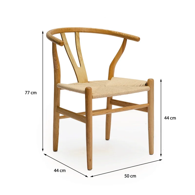 Silla Wishbone - Natural en Madera natural - Sillas, Uruguay | Walnut, vista 4