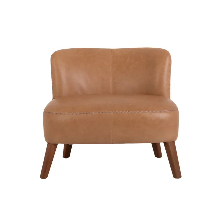 Butaca Cuero-100-natural Marron Vita Camel en Beige - Sillones y sofás, Uruguay | Divino, vista 2