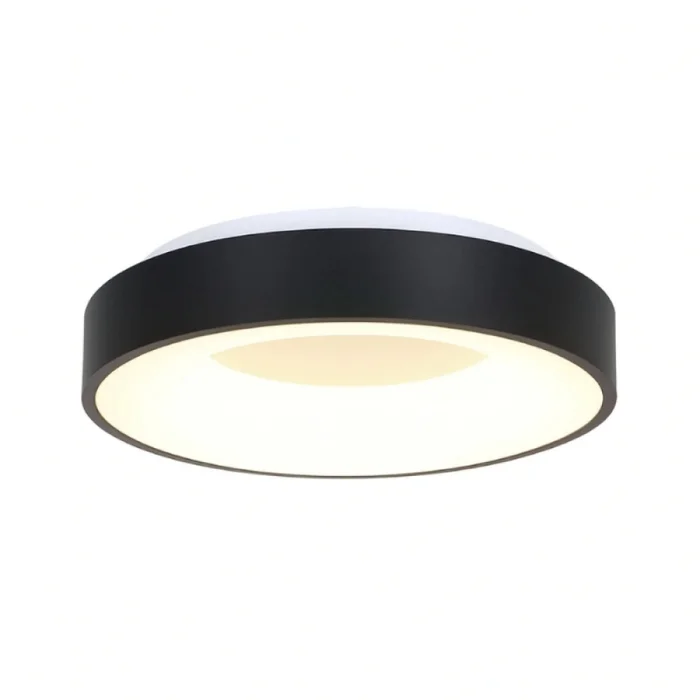 Plafon LED Redondo Philly 50 CM Negro en Negro - Lámparas colgantes, Uruguay | Serlux, vista 2