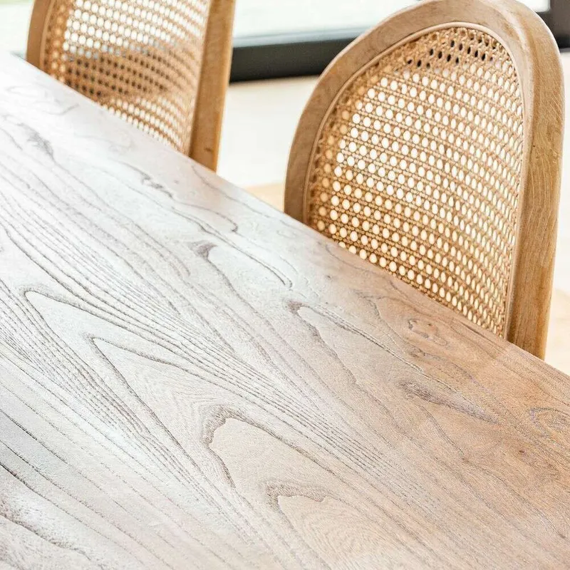MESA COMEDOR ATHENA - 2.00 X 1.00 MTS en Madera natural - Mesas de comedor, Uruguay | La Iberica