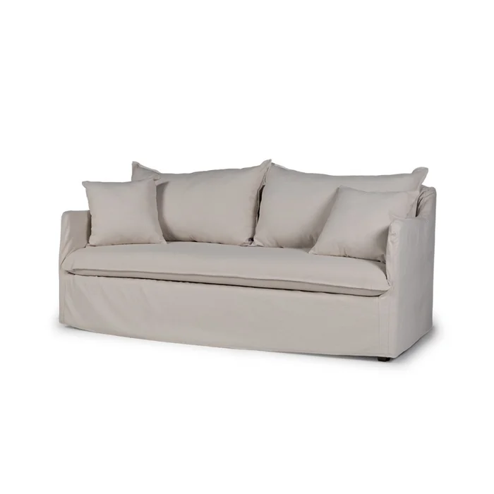 Sofá Snow con Funda - Tela Rústica - 2,5 cuerpos - TD5260-1635 (Beige) en Beige - Sillones y sofás, Uruguay | Nyr