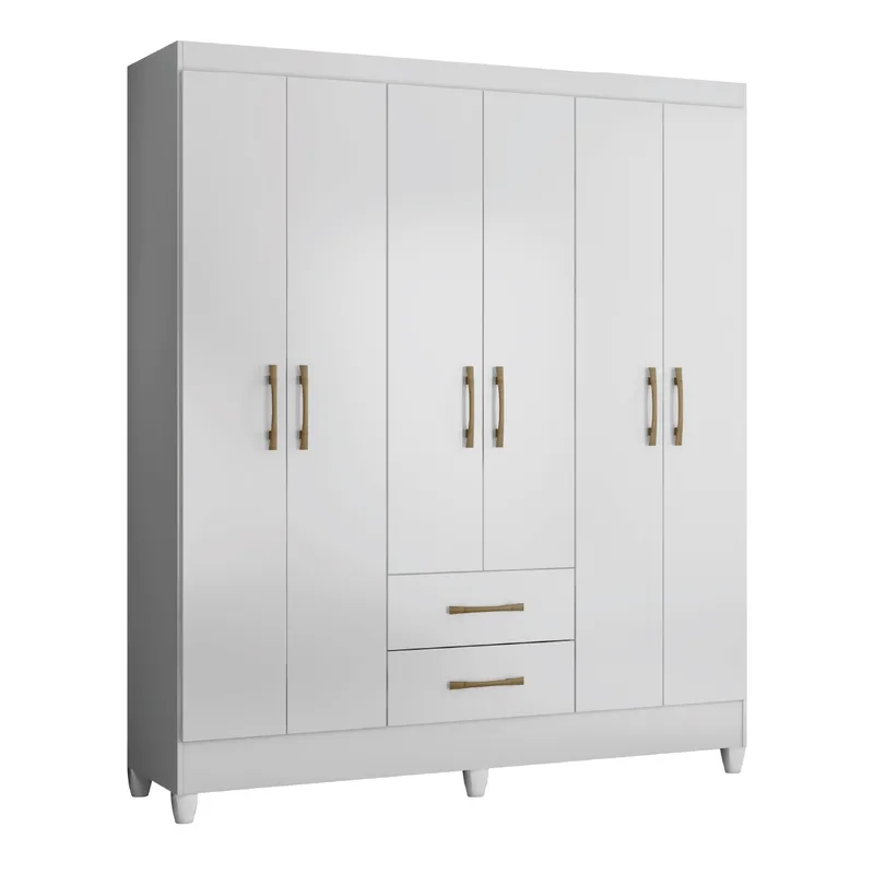 Roperos Placares 6 Puertas 2 Cajones Dormitorio Panama - Roperos y placares, Uruguay | Muebles Express