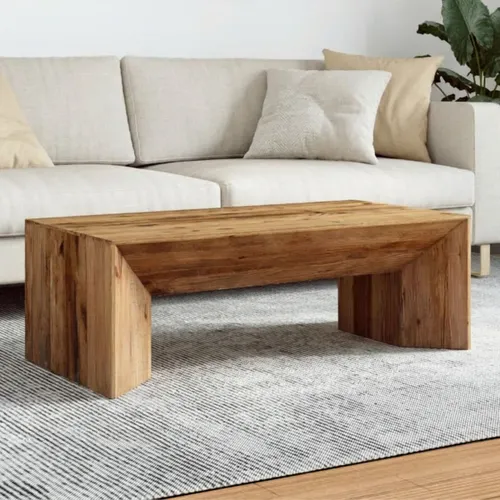 Mesa Ratona Linea Rimini en Madera natural - Aparadores y recibidores, Uruguay | La Cueva Muebles