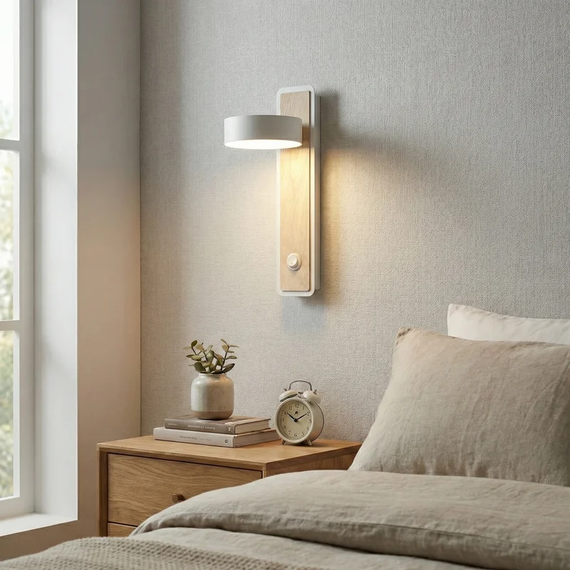 Aplique de Pared Sura Wood LED en Beige - Iluminación, Uruguay | La Perla, vista 4