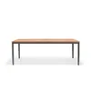 Mesa Aluminio y Teca - Topacio 201x90cm en Madera natural - Muebles para el exterior, Uruguay | Rústico Hogar, vista 1 de 5