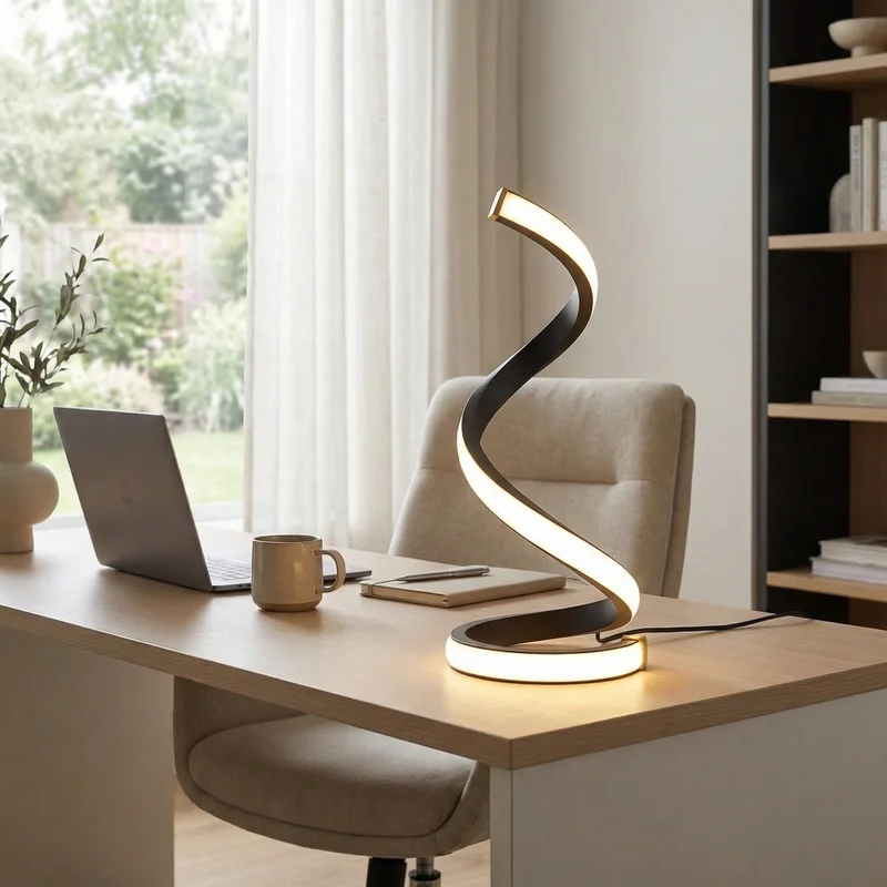 Lámpara de mesa Helix en Negro - Lámparas de mesa, Uruguay | La Perla, vista 4