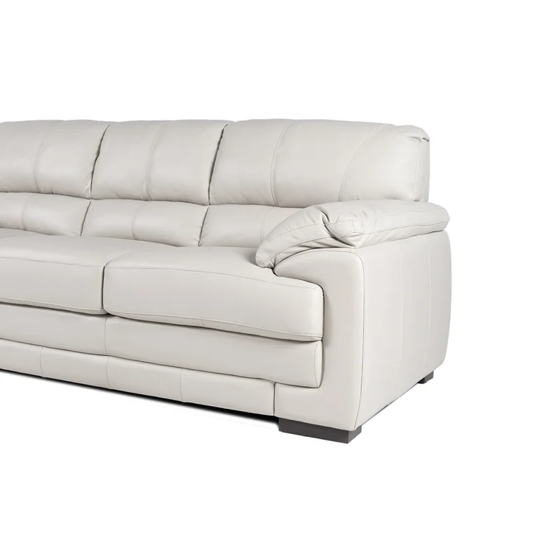 Sofá Oxford - Cuero Básico - 3 cuerpos - Arena - (Preventa) en Beige - Sillones y sofás, Uruguay | NYR, vista 3
