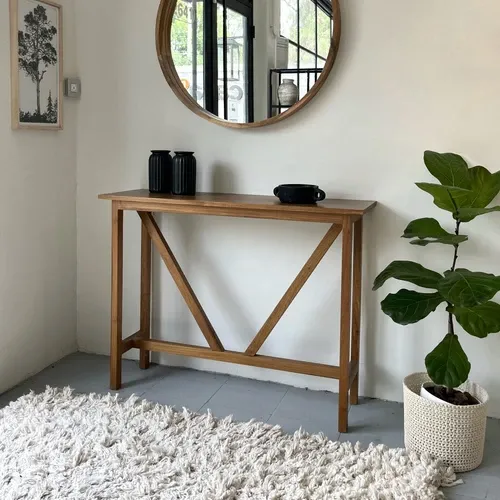 Recibidor Geranio en Madera natural - Aparadores y recibidores, Uruguay | Decoquadra