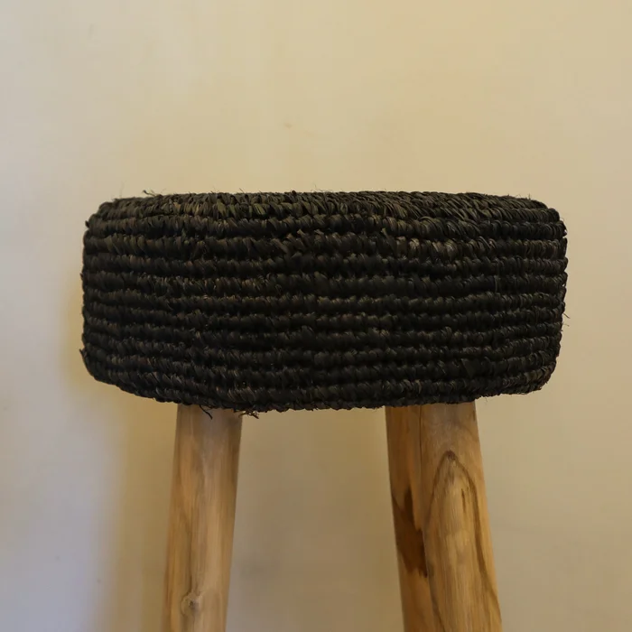 Taburete de Teca y Sisal Kayu | Casakos en Multicolor - Butacas, banquetas y puffs, Uruguay | Casakos, vista 6