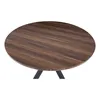 Mesa de Comedor Sfera - Roble Oscuro en Marrón - Mesas de comedor, Uruguay | NYR, vista 2 de 5