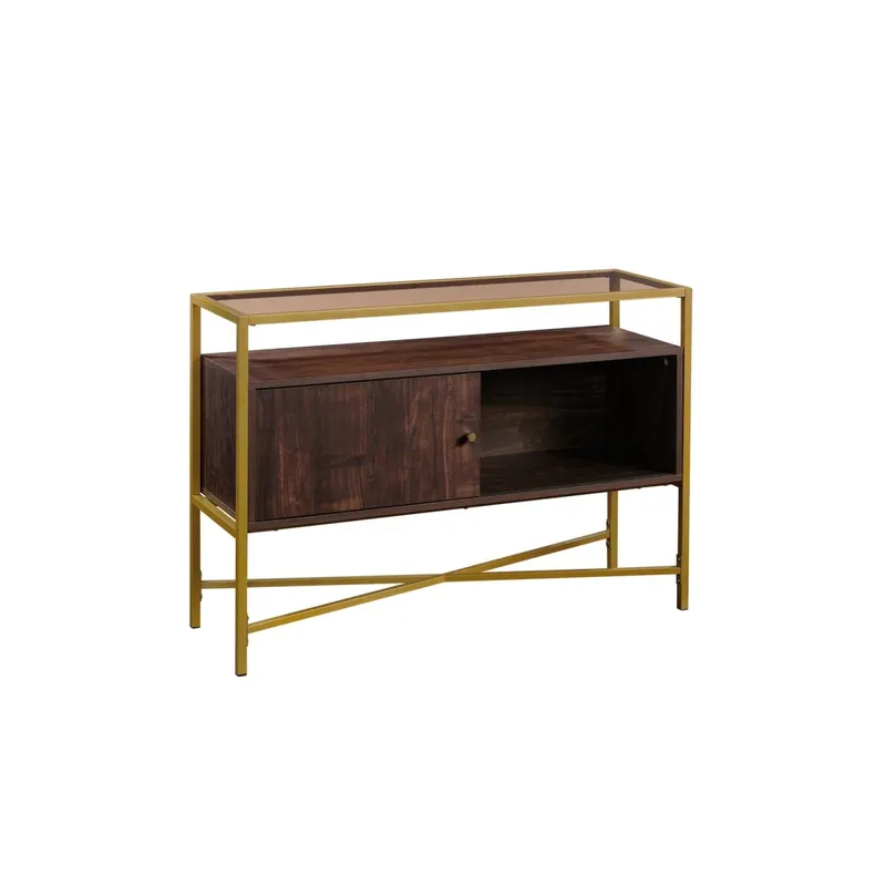 Mesa de Arrime con Estante - Sauder - Linea Harper Heights - Muebles para TV, Uruguay | Ecowood