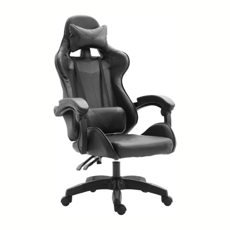 Silla Gamer Ergonomica Negro en Negro - Escritorios y sillas de escritorio, Uruguay | Unilux