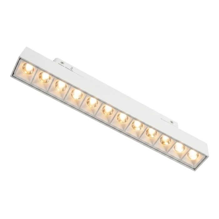 Spot Lineal Magnético G2 6W 2700K Blanco en Negro - Lámparas colgantes, Uruguay | Serlux, vista 2