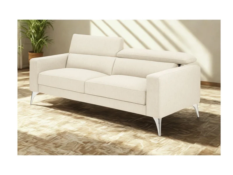 Sofá 3 cps MILO Easy Clean - Beige en Beige - Sillones y sofás, Uruguay | Finkel, vista 3