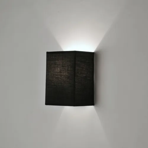 Aplique simple negro en Negro - Iluminación, Uruguay | La Perla